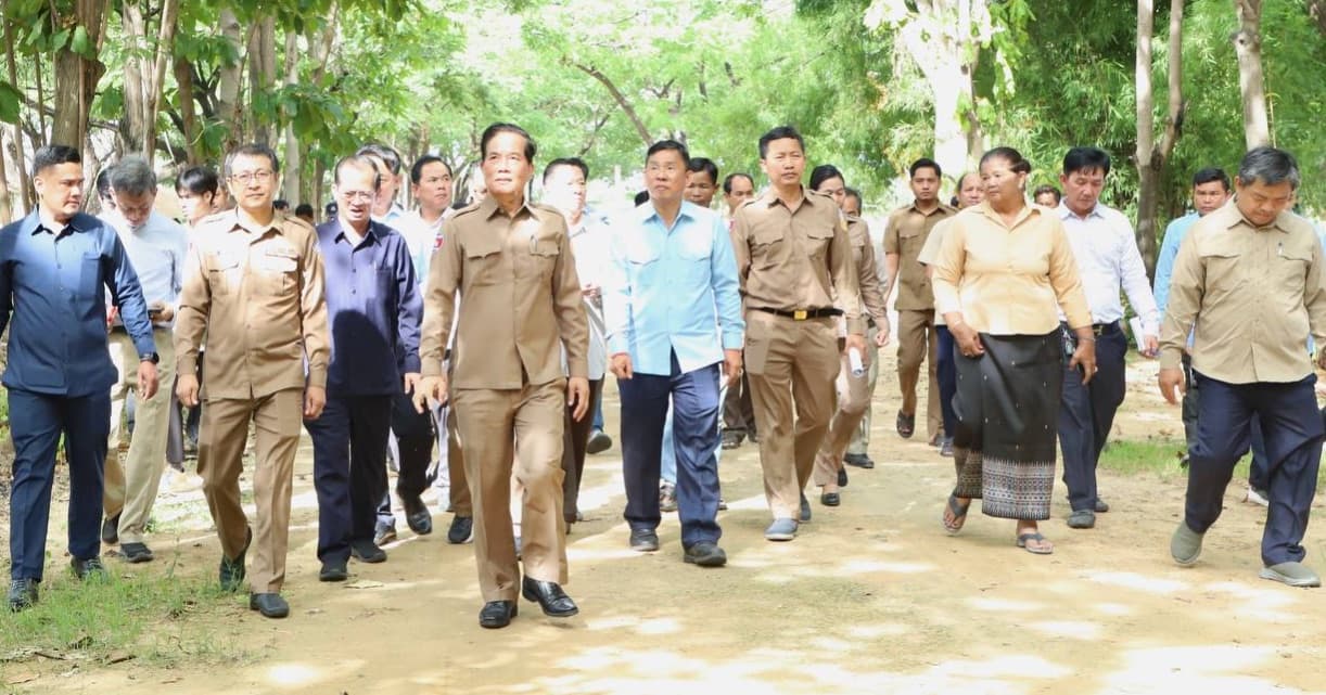ឯកឧត្តម ឃួង ស្រេង ចុះពិនិត្យផ្ទាល់ និងរៀបចំផែនការកែលម្អសួនដើមឈើជប៉ុនជាង ៣ហិចតា ក្នុងខណ្ឌពោធិ៍សែនជ័យ ឱ្យក្លាយជាកន្លែងកម្សាន្ត និងហាត់ប្រាណ
