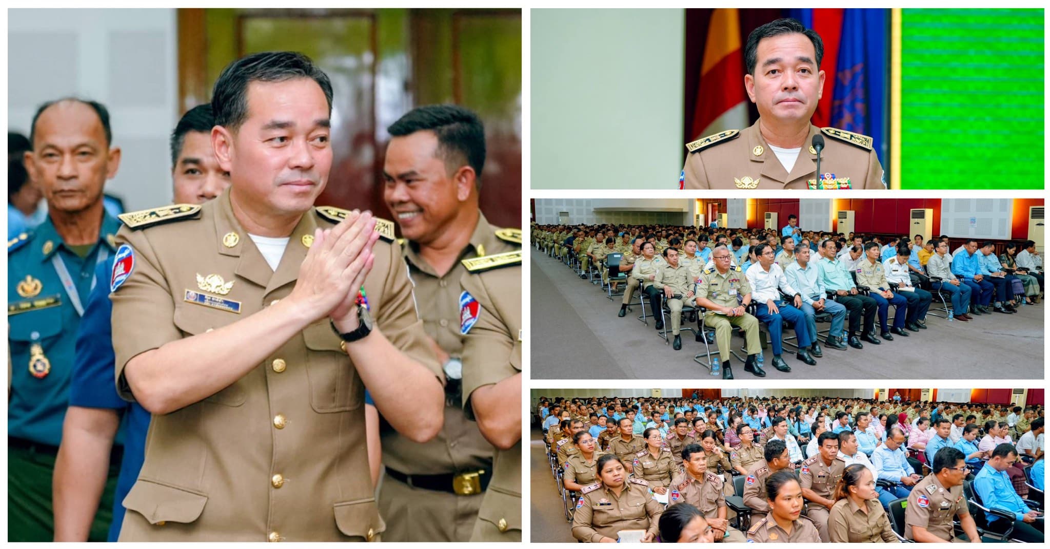 អភិបាលខេត្តកំពង់ចាម ដឹកនាំកិច្ចប្រជុំត្រួតពិនិត្យវឌ្ឍនភាពការងារប្រឆាំងបទល្មើសឆបោកតាមប្រព័ន្ធបច្ចេកវិទ្យា (Online Scams) រយៈពេល ៩ខែ ឆ្នាំ២០២៦