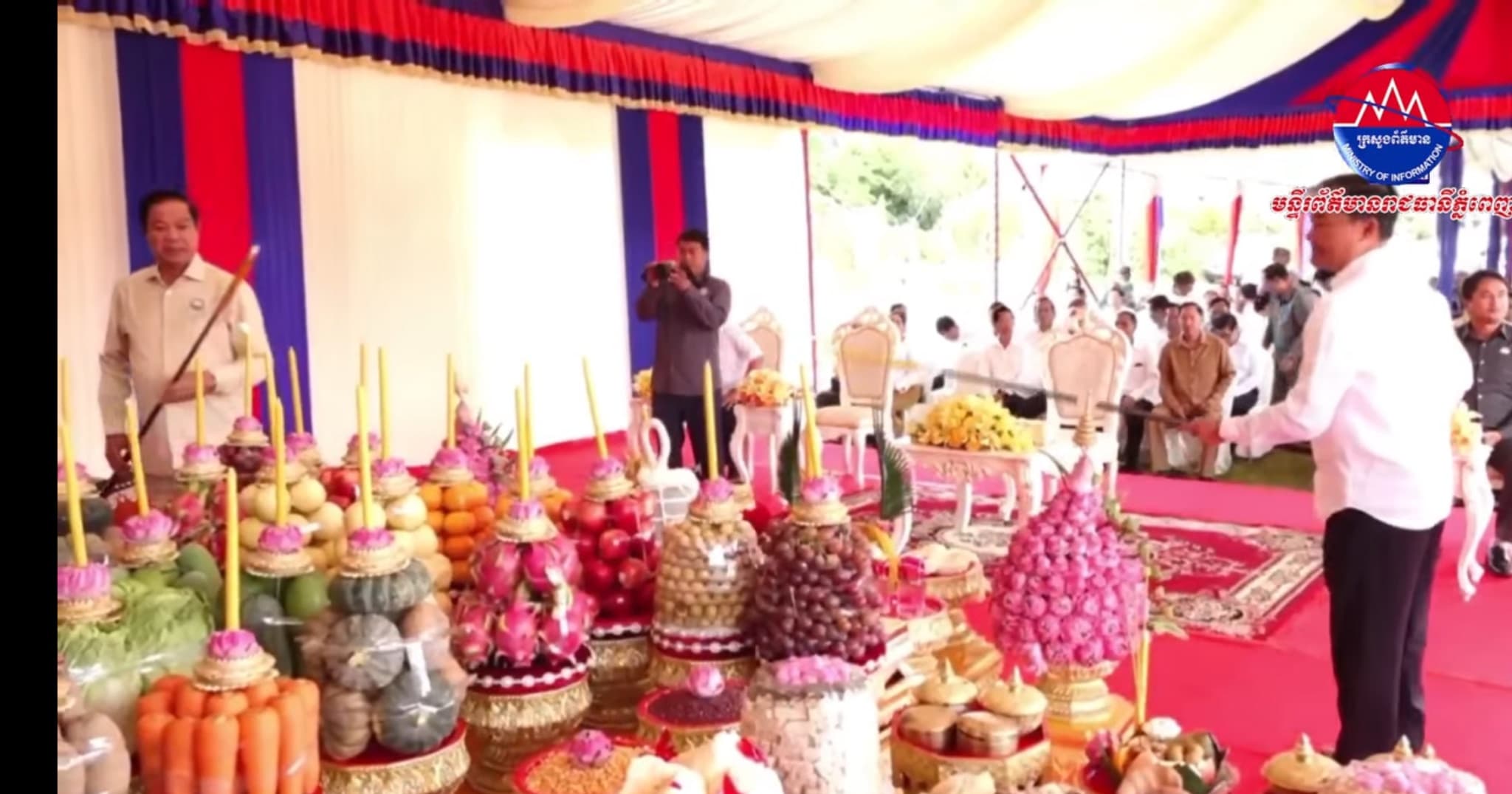 ឯកឧត្តមកិត្តិសង្គហបណ្ឌិត គន់ គីម អញ្ជើញជបញ្ចុះបឋមសិលាសាងសង់អគារទីស្នាក់ការសមាគមអតីតយុទ្ធជន និងនិវត្តជនកម្ពុជា នៅខេត្តកំពង់ស្ពឺ
