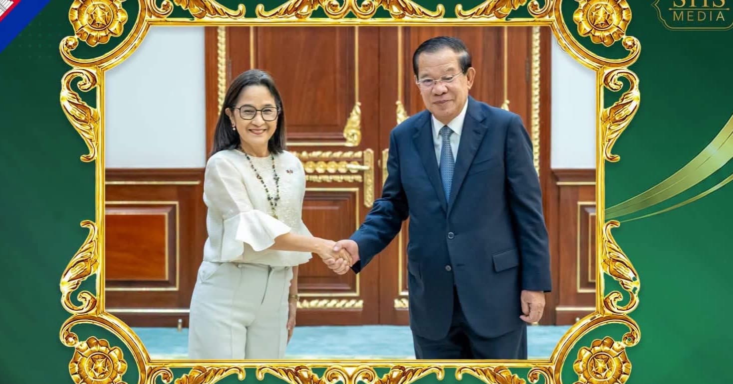 សម្តេចតេជោ ហ៊ុន សែន អនុញ្ញាតឱ្យលោកជំទាវ ហ្វើ្លរីដា អាន ខេមៀល ភី ម៉ាយូ (Flerida Ann Camille P. Mayo) ឯកអគ្គរដ្ឋទូតវិសាមញ្ញ និងពេញសមត្ថភាព នៃសាធារណរដ្ឋហ្វីលីពីន ប្រចាំកម្ពុជា ចូលជួបសម្ដែងការគួរសម និងជម្រាបលា